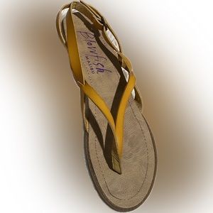 Blowfish Strappy Vegan Sandals Beach Coastal Surf Hippie Bohemian Sz 10